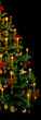 Weihnachtsbaum geteilt
