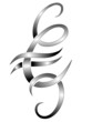 Euro Zeichen Tattoovorlage