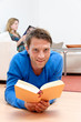 Young Couple reading