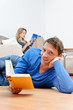 Young Couple reading