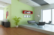 3d render modern living room