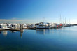 Marina Bay with Clear Blue Sky