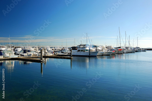 Photo: Marina Bay with Clear Blue Sky Marina Bay with Clear Blue Sky