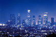 Los Angeles skyline at night Los Angeles skyline at night