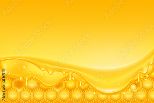 Vector: Honey background Honey background