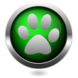 button - dog track.Vector