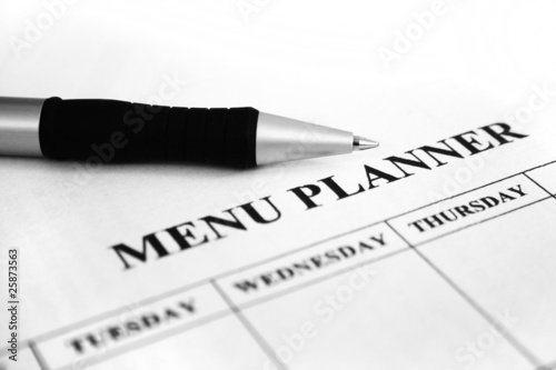 Photo: Menu planner Menu planner