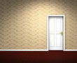 Nostalgisches beige-farbenes Zimmer Nostalgisches beige-farbenes Zimmer