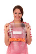 Woman kitchen vegetables Woman kitchen vegetables