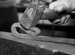 hand of smith by the work