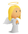 Praying angel