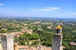 Panorama de San Giminiano, Toscane, Italie