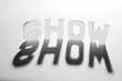 concept mot show ombre et lumière