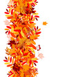 Autumn leaves seamless background for your design