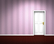 Nostalgisches pink-farbenes Zimmer Nostalgisches pink-farbenes Zimmer