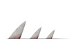 Shark fin blades