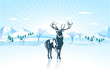Hirsch im Winter Hirsch im Winter