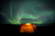 Northern Lights in September 2010 on the Padjelantaleden