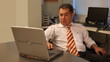 Angry businessman grimacing - Emotion - Stress - Disappointment