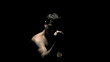 Video: Boxer Spars in the Shadows Boxer Spars in the Shadows