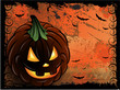 Halloween pumpkin grunge background