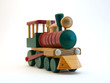 Toy Train Engine on white Toy Train Engine on white