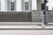 Zebra crossing with a traffic-light