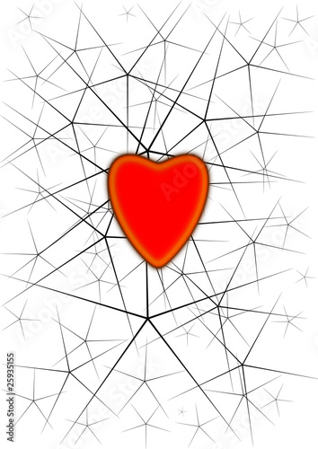 Vector: Coeur blessé Coeur blessé