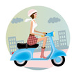 Vespa Girl