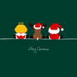 Santa, Angel & Reindeer