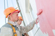 builder facade painters at work