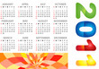 Calendar grid 2011 year