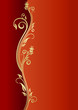 Floral greeting card