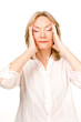 Woman fighting with pain