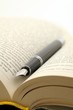 reading a book