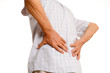 Senior man suffering pain