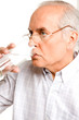 Man drinking water
