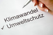 klimawandel - umweltschutz