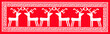 DEER - embroidery (retro winter style)