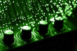 Fiber optics background with lots of light spots Fiber optics background with lots of light spots