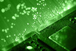 Fiber optics background with lots of light spots