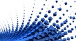 3D - Hintergrund - Fliegende Würfel Blau 03