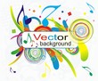 Abstract colorful vector background