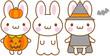 うさぎ　ハロウィン