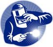 welder welding worker