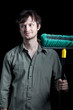 Photo: unhappy janitor unhappy janitor