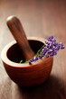 lavender with mortar and pestle