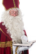Sinterklaas and his book