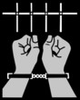 illustration of the hands in manacle illustration of the hands in manacle