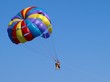 Parachute after boat